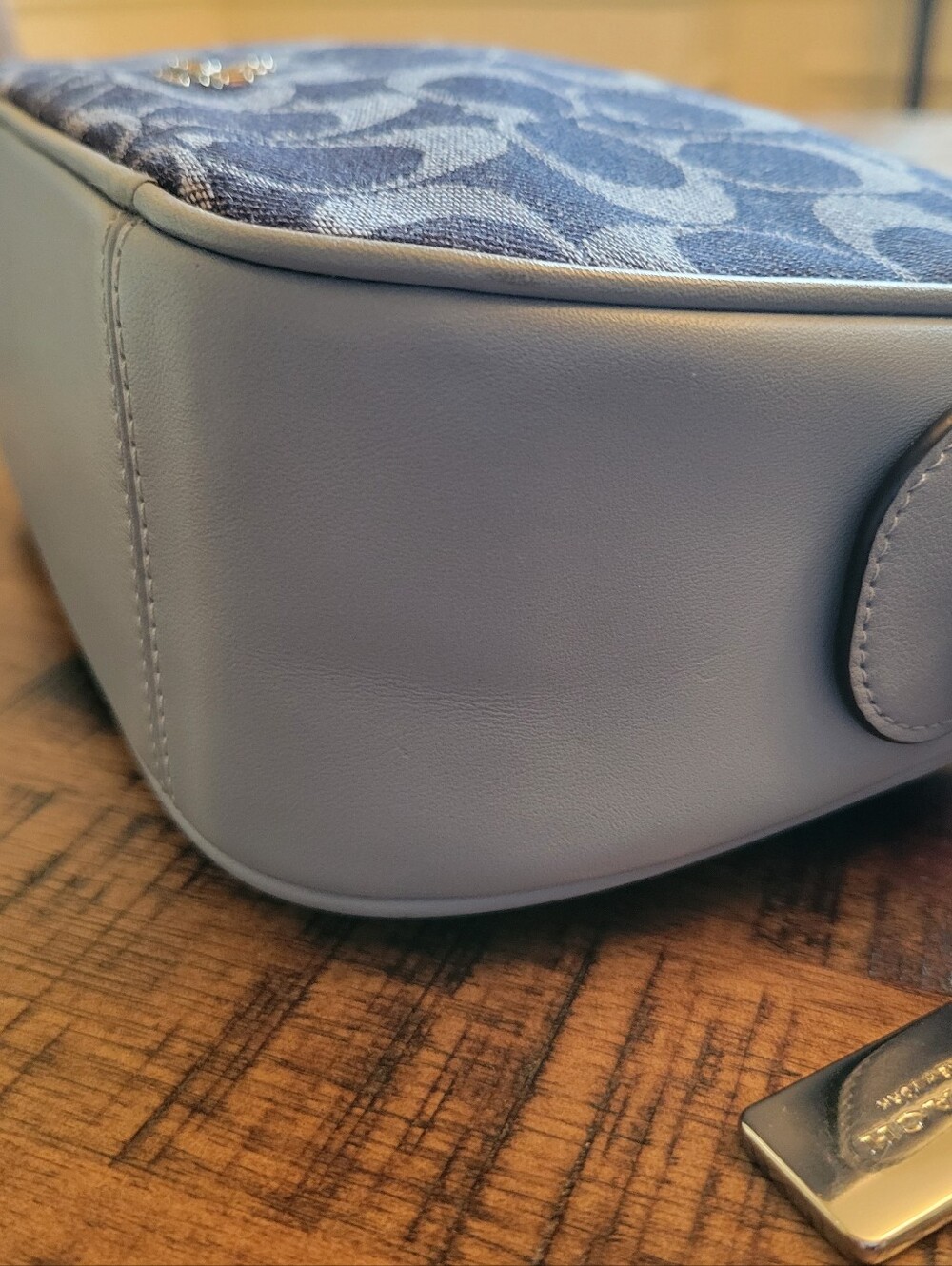 Coach Isla Chain Crossbody In Signature Denim - Picture 8 of 13